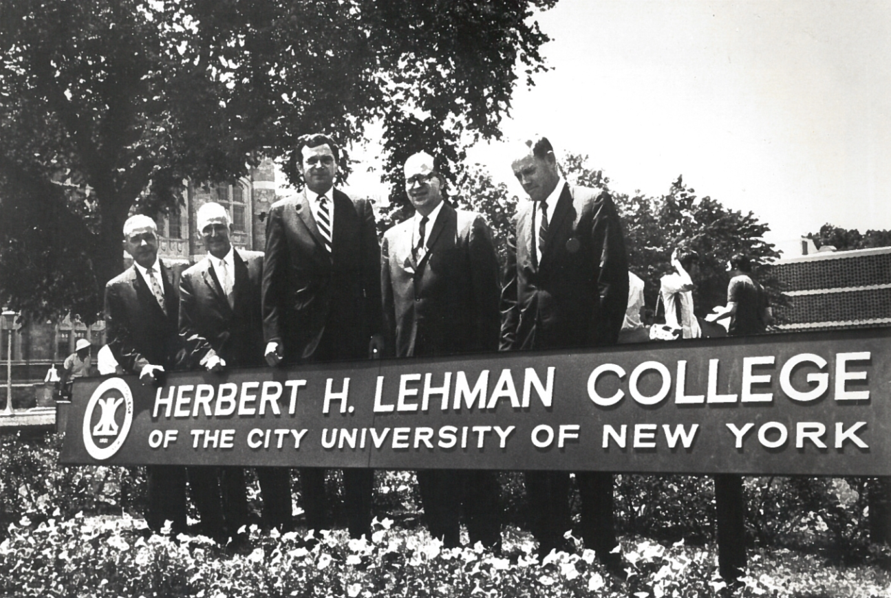 Lehman College Sign Opening